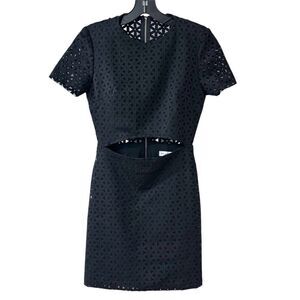 Bec and Bridge Black Lasercut Dress